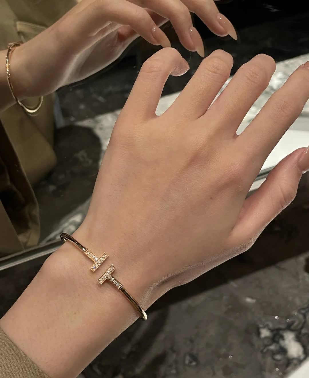 Tiffany & Co. T-Logo Bangle Bracelet